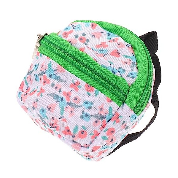 Cabilock Poupée Zipper Sac À Miniature Poupées Sacs Décole Sac À Mignon Sac De Poupée Prop Ornement Photographie Prop pour F