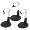 Totority Support De Poupée 3 Pièces Présentoirs en Plastique Bases Miniatures Présentoir De Vêtements Jouet Dradel Stands De 