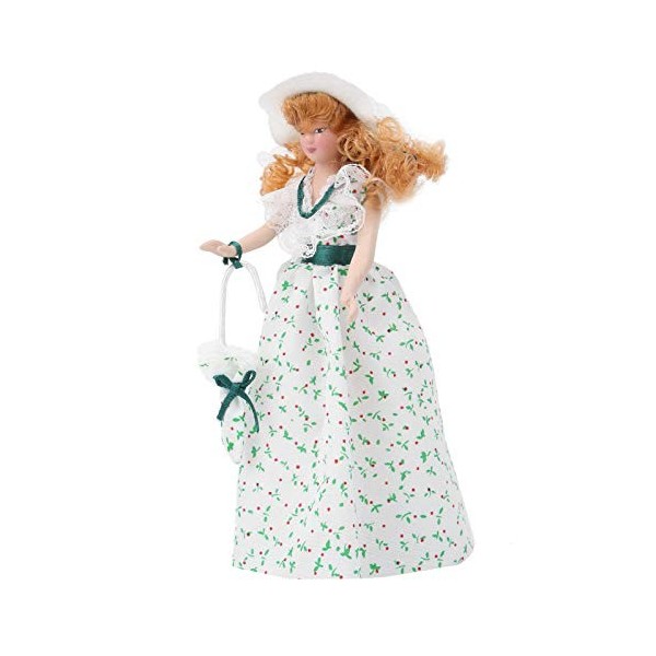 AMONIDA Poupée en Porcelaine de Maison de poupée, modèle de poupée en Porcelaine, Superbes Accessoires de décoration dartisa
