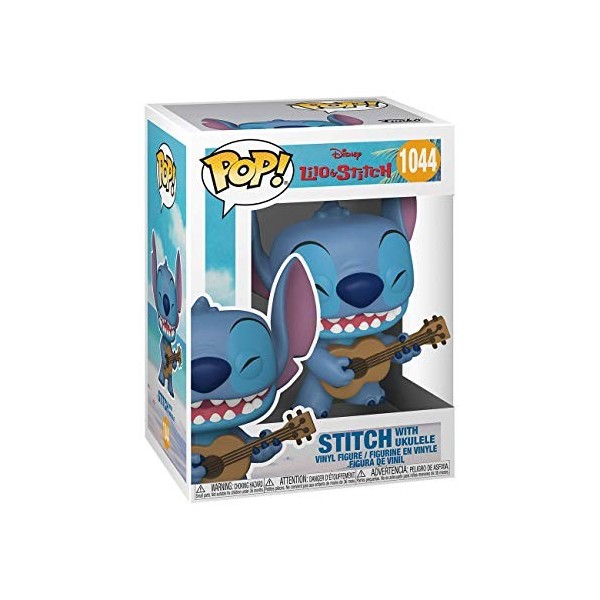 Funko Pop! Disney: Stitch with Ukulele - Lilo and Stitch - Figurine en Vinyle à Collectionner - Idée de Cadeau - Produits Off