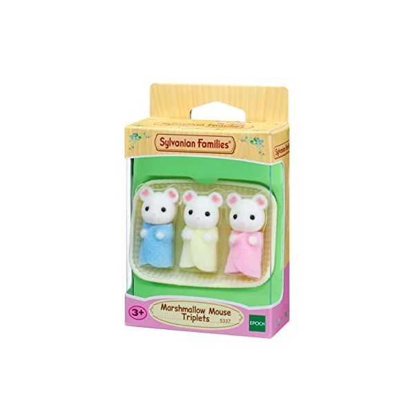 Sylvanian Families - 5337 - Les triplés souris marshmallow Mini-poupées Multicolore