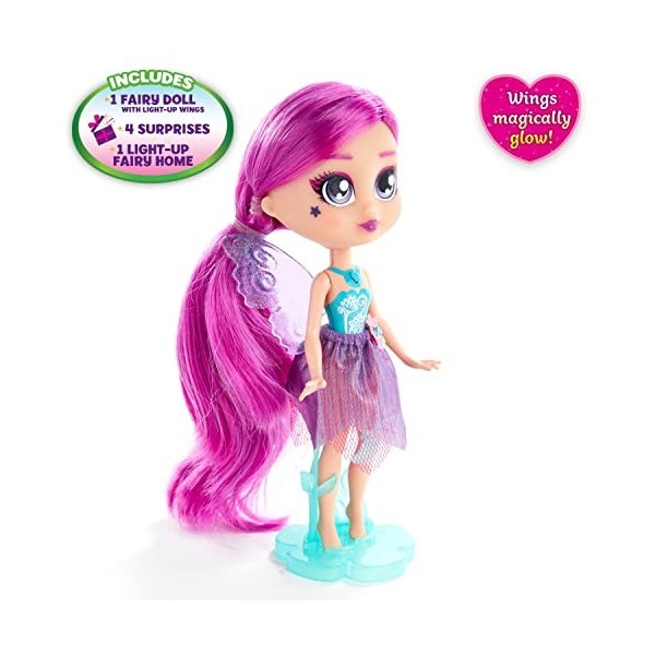 BFF Bright Fairy Friends - Poupée 17 cm dans sa Jarre Lumineuse - assortiments modéle aléatoire 