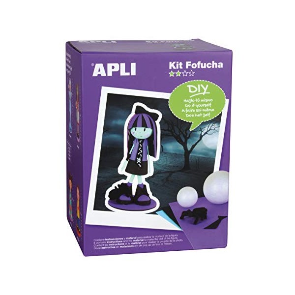 APLI 13847 - Craft Kit Poupée Haloween - DIY - Kit créatif