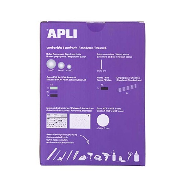 APLI 13847 - Craft Kit Poupée Haloween - DIY - Kit créatif