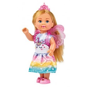 Simba 105733499 – Evi Love Unicorn, 2 Compartiments Assortis, Un Seul Article est livré, poupée en Forme de Jolie fée avec im