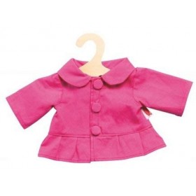 Veste Rose pour Poupon 28-33 cm - vêtement poupée - Set Habit poupée + 1 Carte - Accessoire Jouet Fille h45 