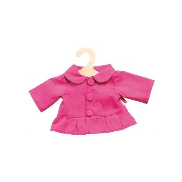 Veste Rose pour Poupon 28-33 cm - vêtement poupée - Set Habit poupée + 1 Carte - Accessoire Jouet Fille h45 