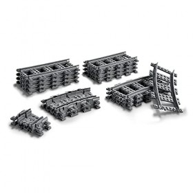 LEGO 60205 City Pack de Rails, Ensemble dAccessoires dExtension City Train