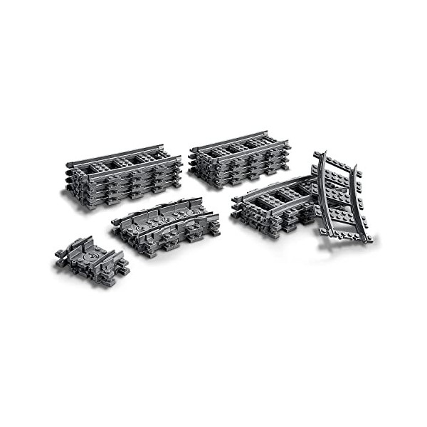 LEGO 60205 City Pack de Rails, Ensemble dAccessoires dExtension City Train