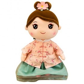 Peluche Chiffon Poupées Jouet Peluche Poupée Douce Fille Peluche Interactive Poupée de Cour Chinoise Bébé Première Poupée Ore