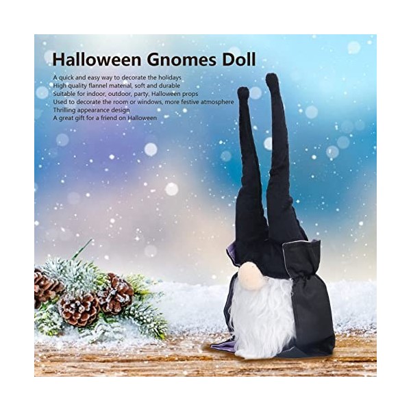 Décor En Peluche De Gnomes DHalloween, Ornements De Gnomes, Poupée Sans Visage, Poupée En Peluche Faite à la Main DHallowee