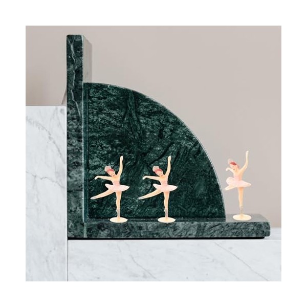 Yardwe Danse Ballerine Fille Figurine 12 Pièces Miniature Ballerine Fille Figure Mini Collection Playset Poupée Jouet Gâteau 