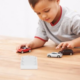 Alasum Maison De Poupée Meubles Miniatures Vitrine en Bois Bibliothèque Étagère À Livres Armoire Modèle De Garde-Robe pour Ac