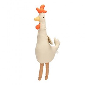 needlid Poupée de Poulet de Bande dessinée, poupée de Coq en Peluche Douce et Lavable Mignonne pour Adulte pour Les Enfants