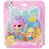 Pinypon Figurine de Pirate et sirènes avec Chapeau Lilas