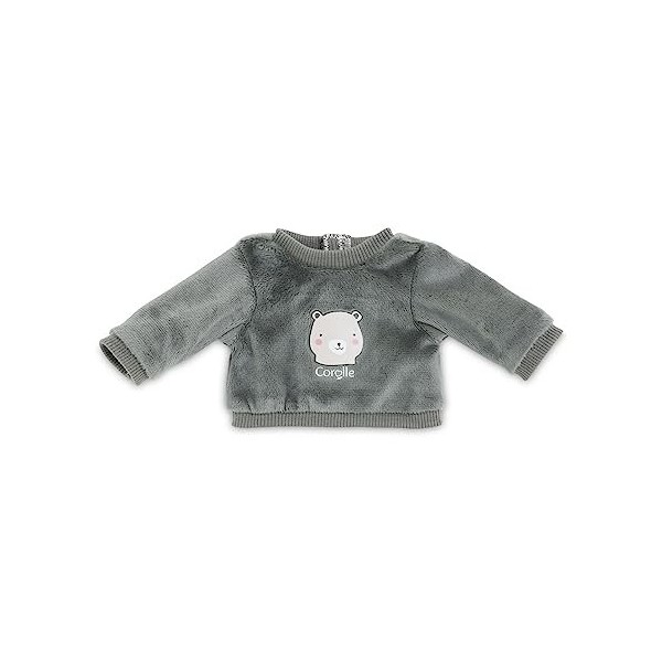 Corolle - Sweat Ourson, vêtement, pour Poupon 30 cm,dès 18 Mois, 9000110530