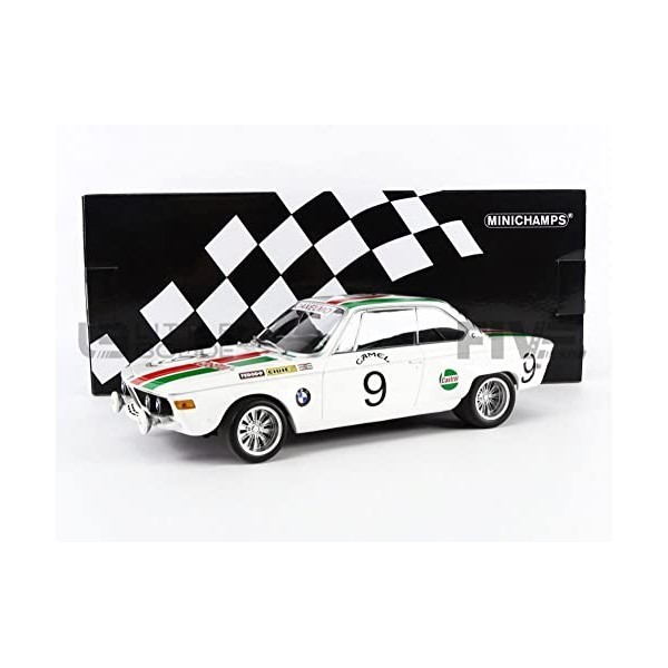 MINICHAMPS 1/18 BMW 2800 CS-Castrol BMW-Moorkens/Haxhe-24H Spa-Francorchamps 1971 Voiture Miniature de Collection, 155712709,