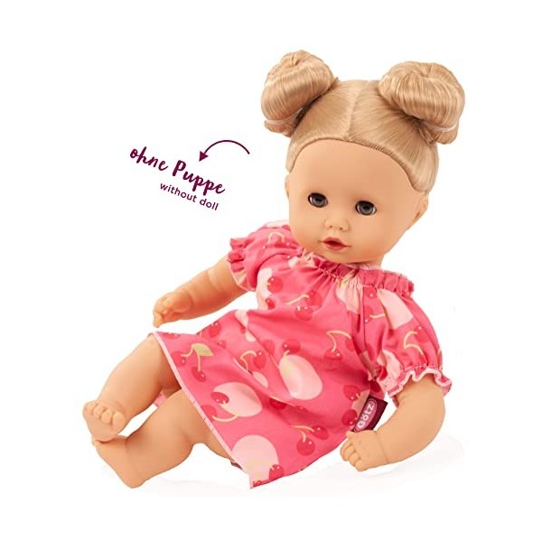 Götz 3402908 Robe Dotty pour poupons - Vêtements pour poupée de T. S, adapté aux poupées de 30-33 cm