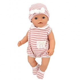 ZWOOS Vêtements de Poupée pour New Born Baby Poupée, Tenue de poupée avec Chapeau et Chaussettes pour Poupée 35-45 cm