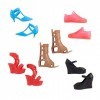 Mattel Ensemble de Chaussures | Barbie GXG02 | Accessoires pour Poupée