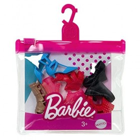 Mattel Ensemble de Chaussures | Barbie GXG02 | Accessoires pour Poupée