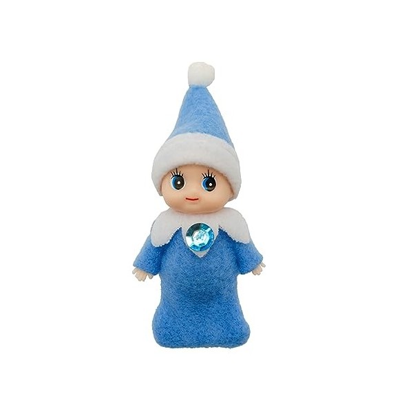 LovelfStory Elf Accessories Baby Poupée Lutin de Noël pour bébé Fille et garçon Bleu Bébé Elfe 