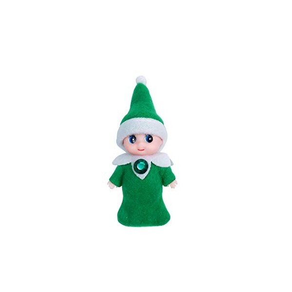 LovelfStory Elf Accessories Baby Poupée Lutin de Noël pour bébé Fille et garçon Bleu Bébé Elfe 