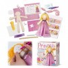 Dam - 4M - 5602746 - Loisir Créatif - Broderie - Crea Doll Making Kit - Creez Une Poupée Princesse