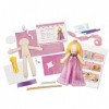 Dam - 4M - 5602746 - Loisir Créatif - Broderie - Crea Doll Making Kit - Creez Une Poupée Princesse