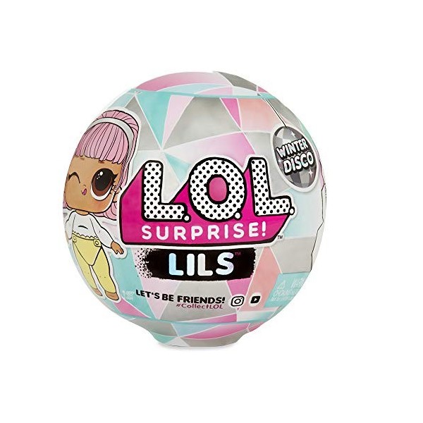 L.O.L. Surprise boule 5 surprises dont Sisters, 1 Lil Brother ou 1 Fuzzy Pets 3,5cm, Accessoires, Modèles Aléatoires à collec