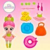 IMC Toys BUBIGIRLS Greta | Poupée Surprise à Collectionner à Habiller Qui gonfle Les Ballons avec 12 Accessoires – Jouet Cade