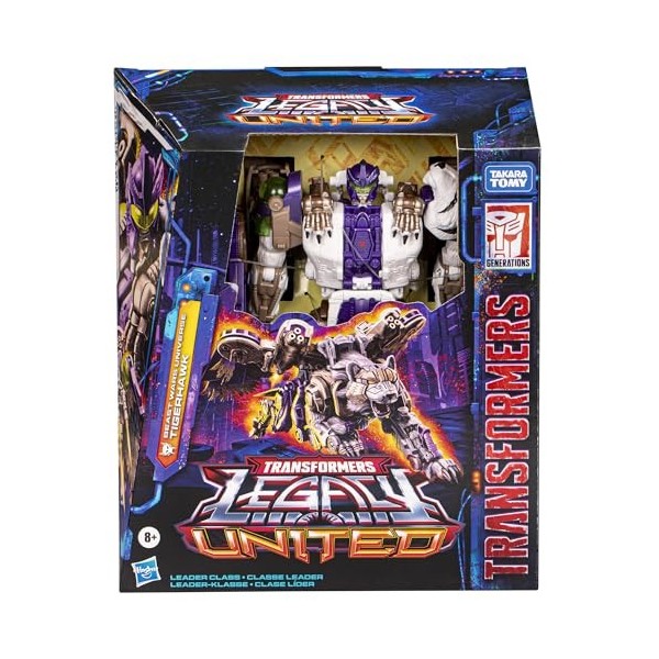Transformers Legacy United Leader Class Beast Wars Universe Tigerhawk Figurine daction