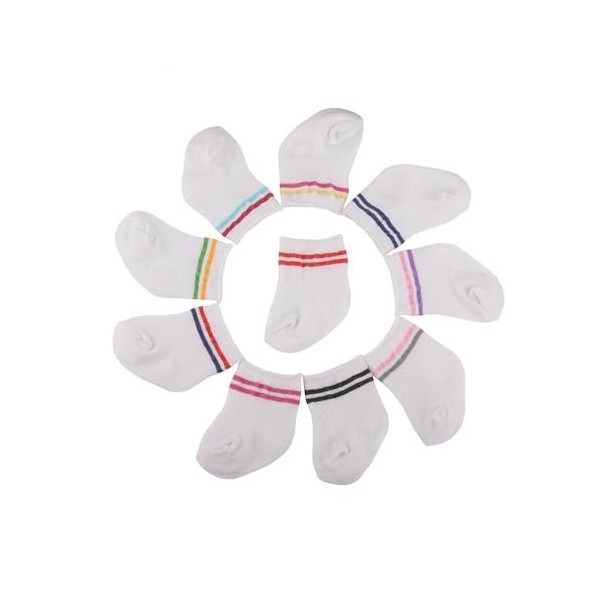 Sunportzida Lot de 10 paires de chaussettes pour poupées de 45,7 cm