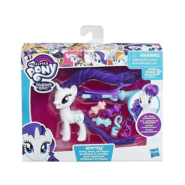 My Little Pony Twisty Twirly Hairstyles Rarity Version Anglaise
