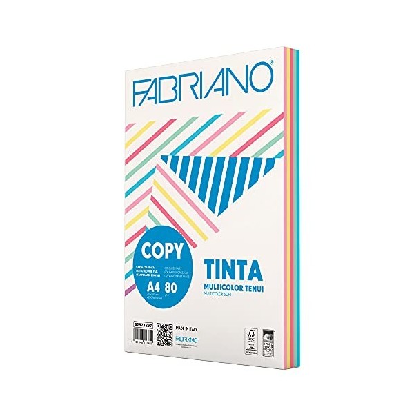 FABRIANO A4 250 FEUILLES TINTA MULTICOLOR