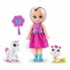 Sparkle Girlz 11,5 cm Princess with Pets B, poupées Mode à Collectionner avec Animaux Jouets, poupées Princesse