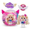 ITTY BITTY PRETTYS Poupée Capsule Angel High Glow Goals série 2 avec 10 Accessoires Surprises Sparkle Pop par ZURU