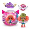 ITTY BITTY PRETTYS Poupée Capsule Angel High Glow Goals série 2 avec 10 Accessoires Surprises Sparkle Pop par ZURU