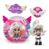 ITTY BITTY PRETTYS Poupée Capsule Angel High Glow Goals série 2 avec 10 Accessoires Surprises Sparkle Pop par ZURU