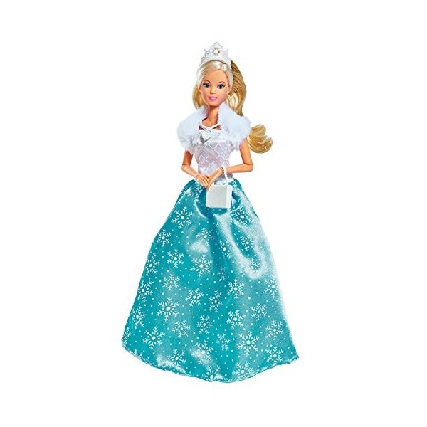 Simba Steffi Love Ice Princess 105723205 – Belle Robe de Princesse avec Accessoires pour Tous Les mannequins de 29 cm, sans p