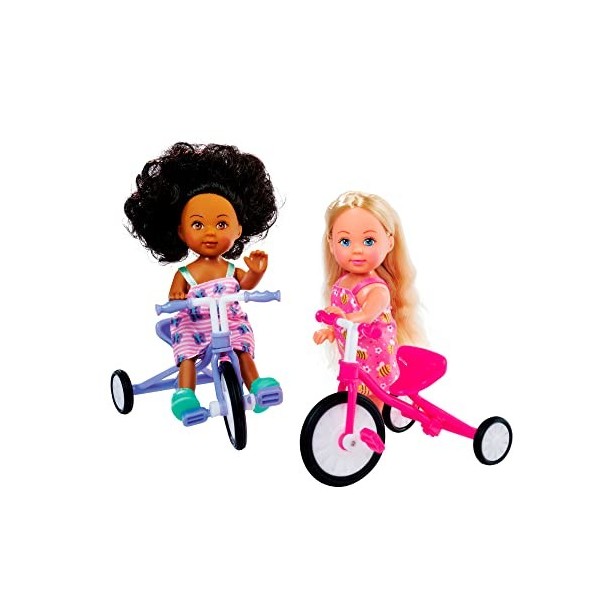 Simba - Evi Love Meilleures Amies - Mini Poupée Mannequin 12cm - Promenade Bicyclette - 105733567