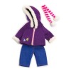 Miniland -31637 Robe de poupée Violet 31637 