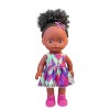 Poupées Reborn Noir, Poupée Reborn Bébé Fille Poupées, Poupée Fille Noire Africaine aux Cheveux bouclés de 10 Pouces, poupées