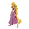 Raiponce et Pascal le cameleon 10 Cm - Tresse de fleurs - Bullyland Disney - Rapunzel