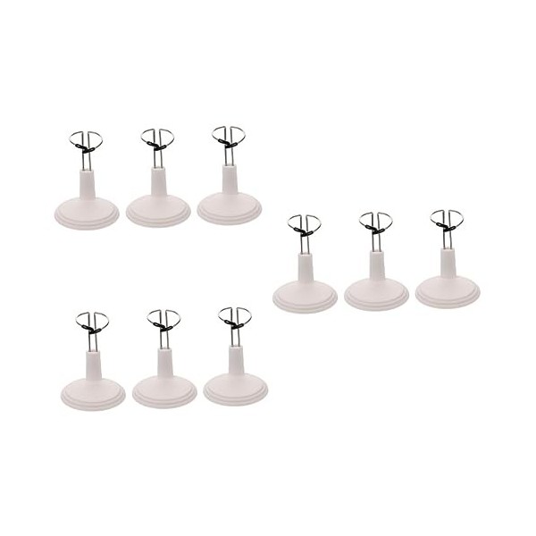 Toyvian 6 Pcs Up Poupée Figure Support Accessoires pour Blanc Multi-Debout Aew Transparent Polyvalent Prop Pratique Poupées R