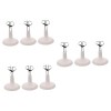 Toyvian 6 Pcs Up Poupée Figure Support Accessoires pour Blanc Multi-Debout Aew Transparent Polyvalent Prop Pratique Poupées R