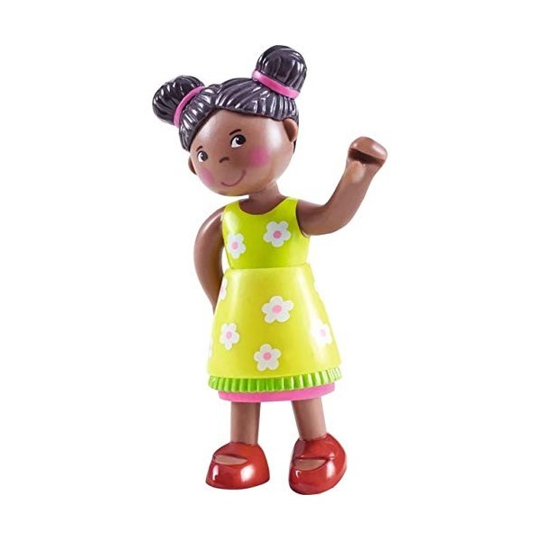HABA Little Friends Bambola Pieghevole Johanna – Compagna Di Giochi Per Bambini, Design Dettagliato E Flessibile