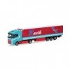 Herpa Maquette Camion DAF XG Semi-remorque frigorifique Raeth, échelle 1/87, Model Allemand, pièce de Collection, Figurine Pl