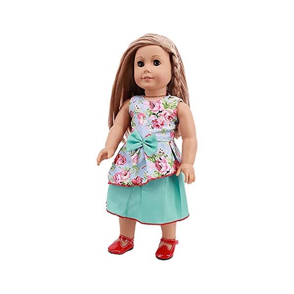 Hinleise Ensemble de vêtements de poupée pour poupée American Girl de 45,7 cm – Tenue japonaise mignonne pour accessoire de p