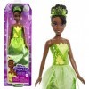 Disney Princesses Disney Poupée Tiana articulée avec tenue scintillante et accessoires dont chaussures et diadème, Jouet Enfa